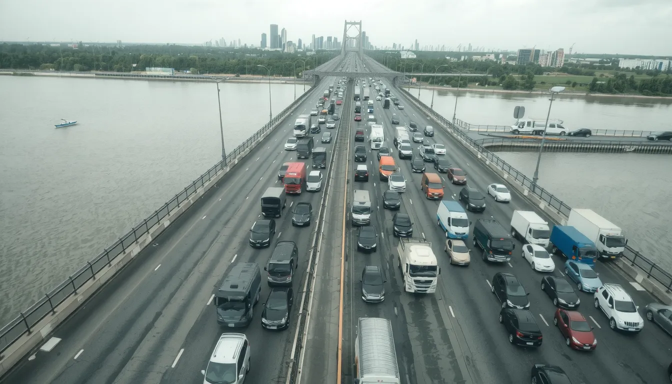 trafic pont de ré
