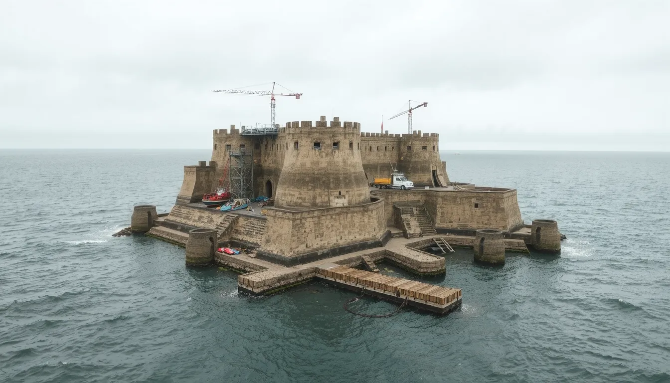 fort boyard en travaux